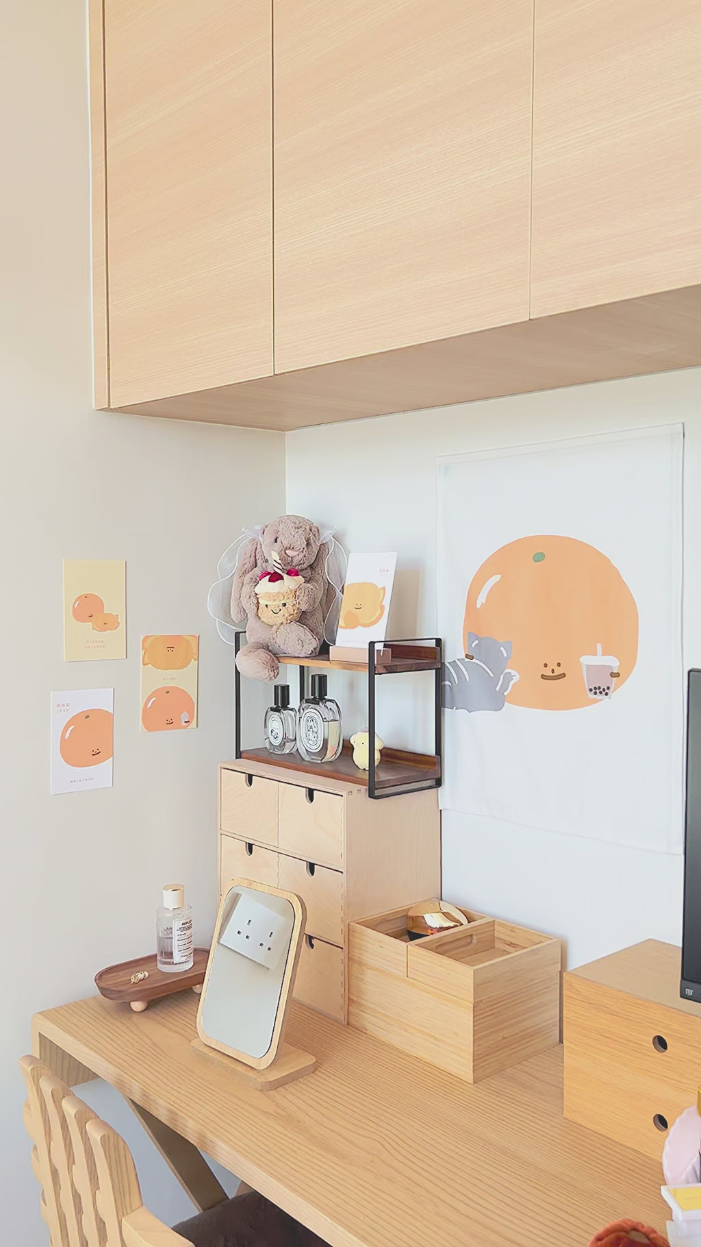 【LIFEMAGICHK GIFT SET】家居療癒美妝桌佈置套裝｜6款卡片＋裝飾掛布＋限定桌面佈置物 1 set♡