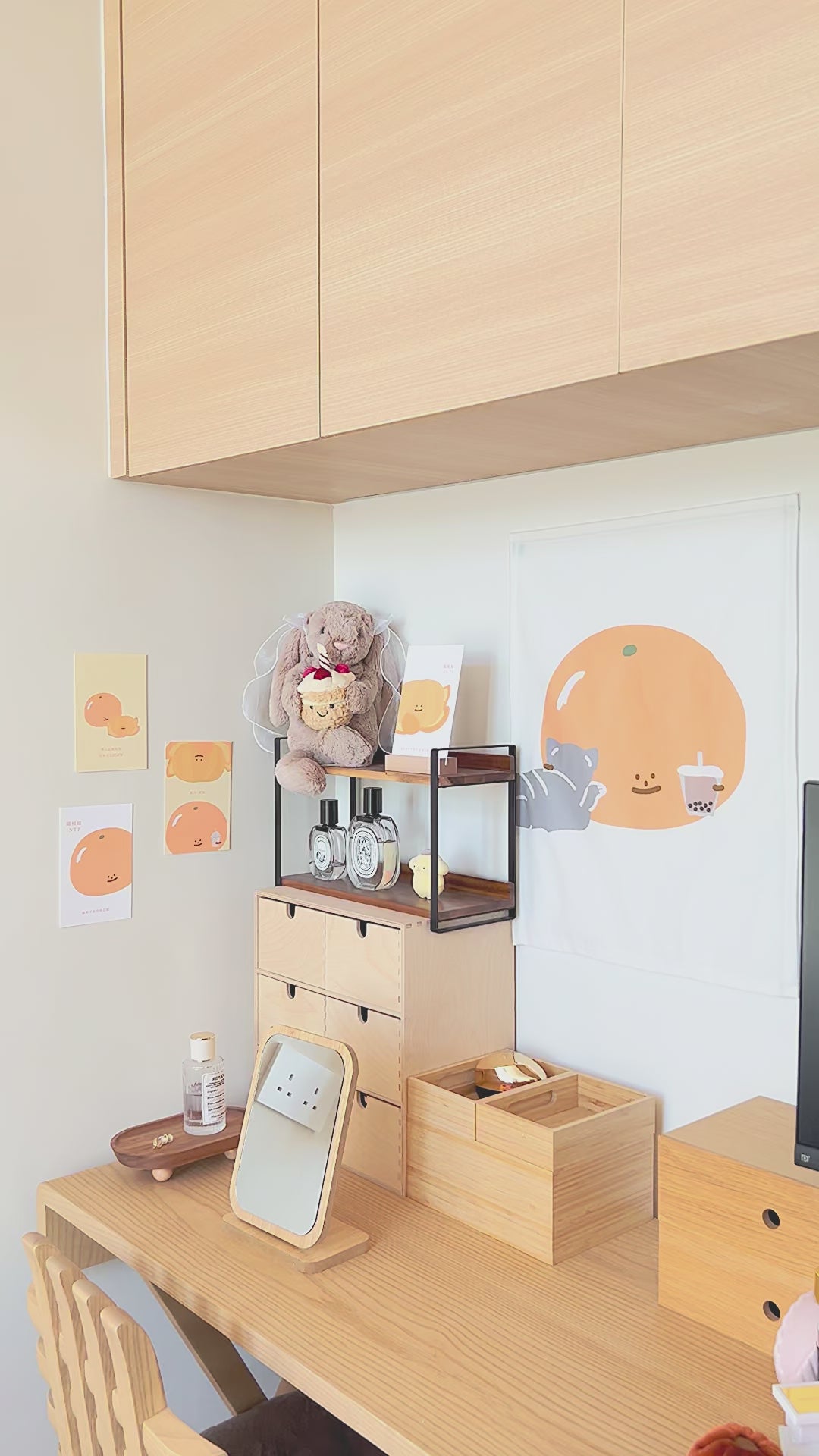 【LIFEMAGICHK GIFT SET】家居療癒美妝桌佈置套裝｜6款卡片＋裝飾掛布＋限定桌面佈置物 1 set♡