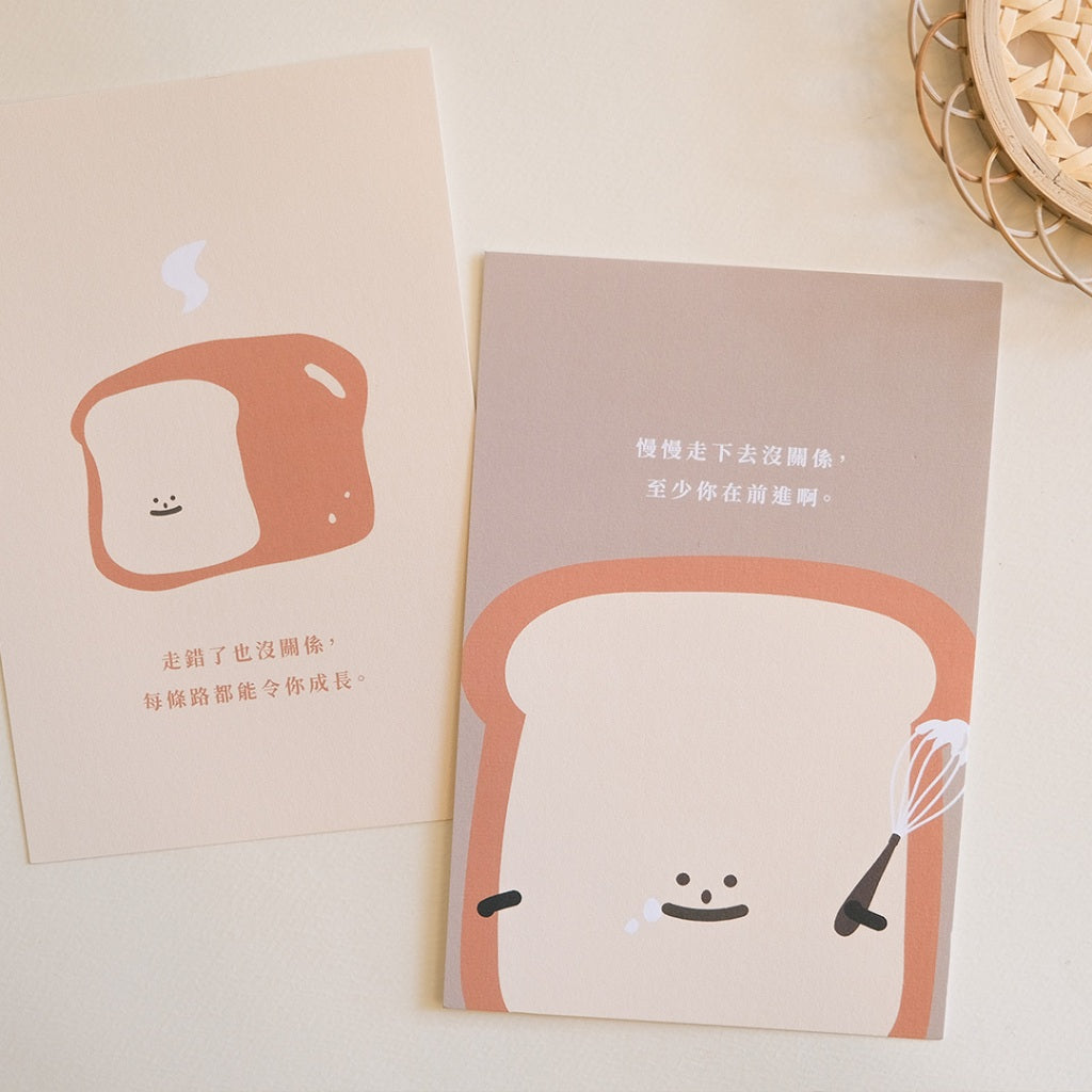 【LIFEMAGICHK】家居療癒插畫套裝｜6款卡片連裝飾掛布♡胖包包