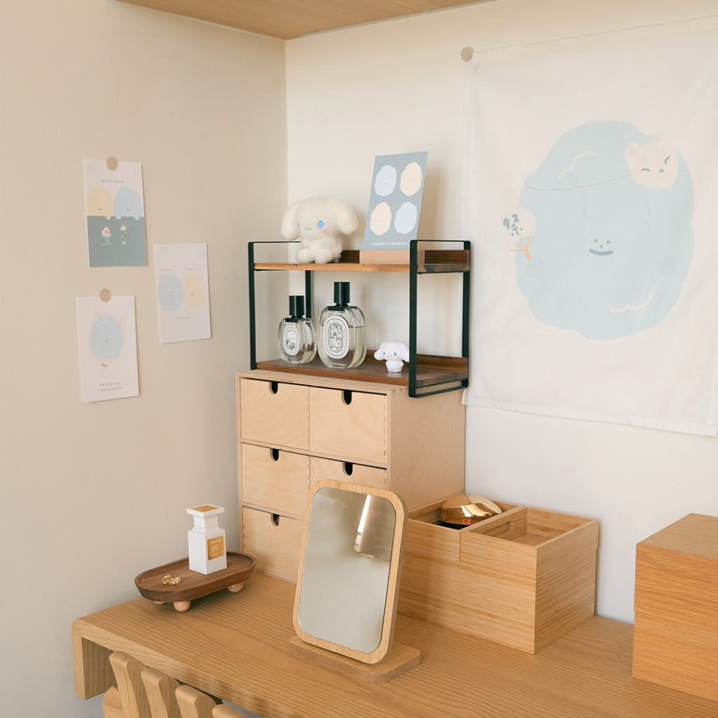 【LIFEMAGICHK GIFT SET】家居療癒美妝桌佈置套裝｜6款卡片＋裝飾掛布＋限定桌面佈置物 1 set♡