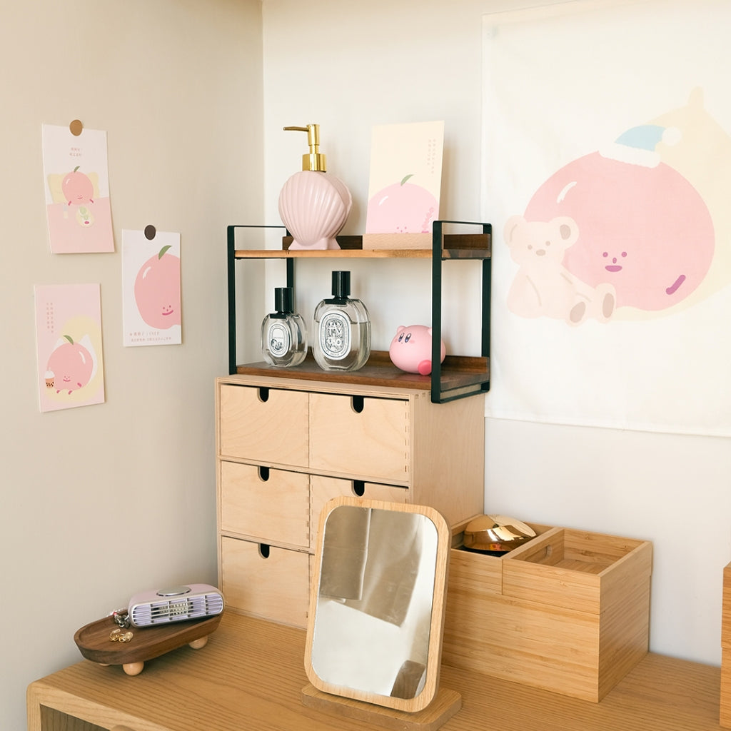 【LIFEMAGICHK GIFT SET】家居療癒美妝桌佈置套裝｜6款卡片＋裝飾掛布＋限定桌面佈置物 1 set♡