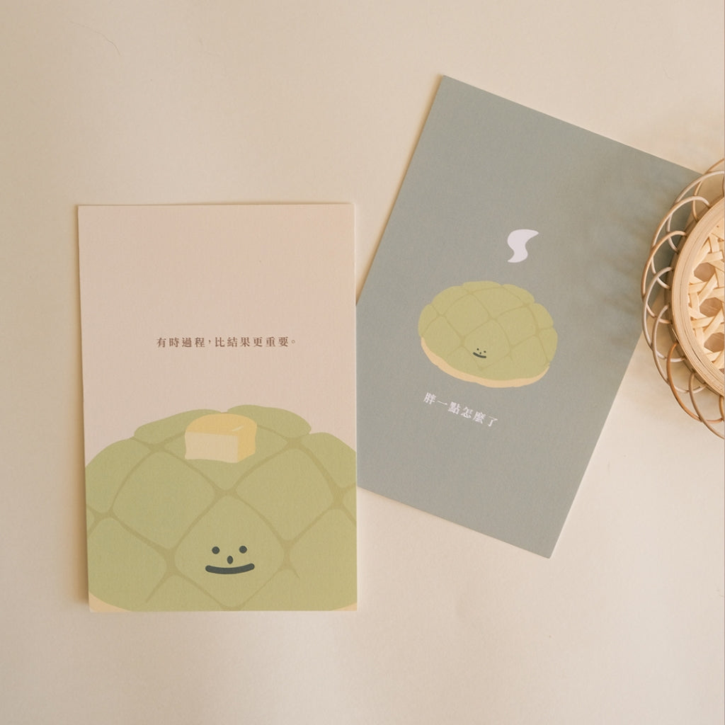 【LIFEMAGICHK】家居療癒插畫套裝｜6款卡片連裝飾掛布♡呱呱包