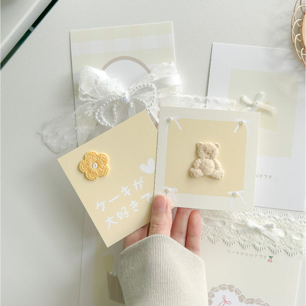 檸檬午夏♡日系 ins 療癒佈置套裝｜8款手工牆飾卡片